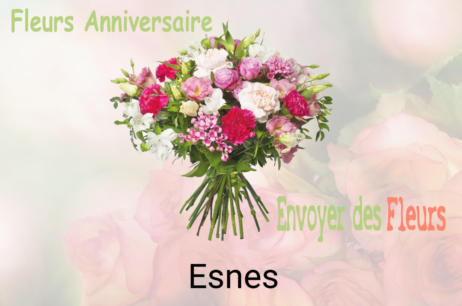 Bouquet de fleurs d’anniversaire livré à Esnes